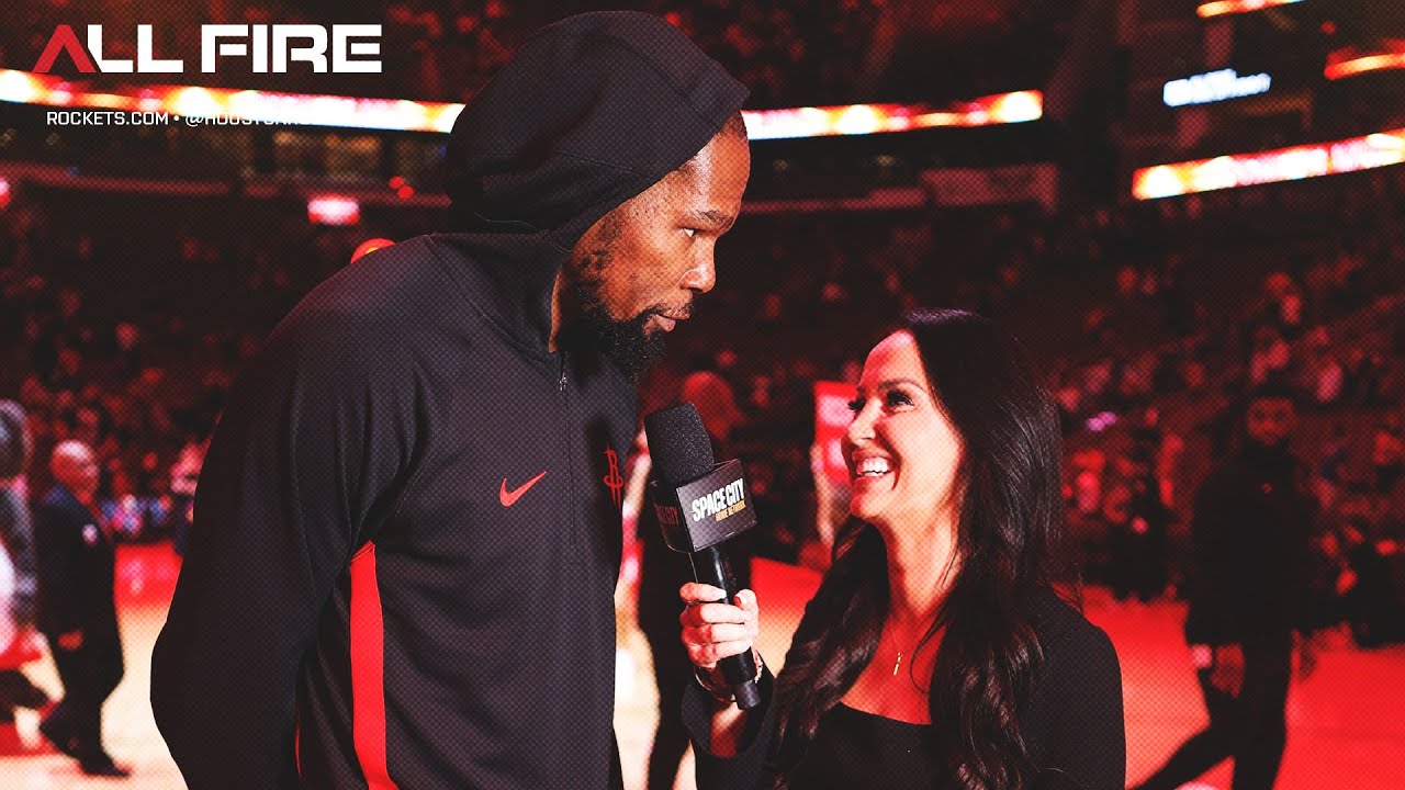 Kevin Durant Postgame Interview l Houston Rockets